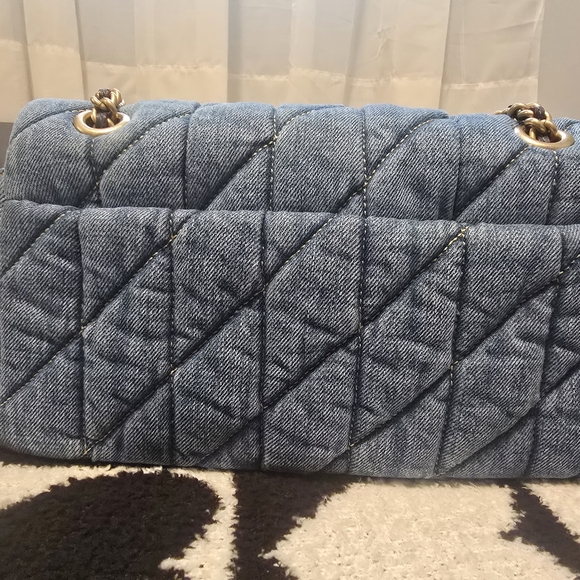 Brand New without Tags Coach Denim Quilted Tabby 26 - Picture 8 of 15